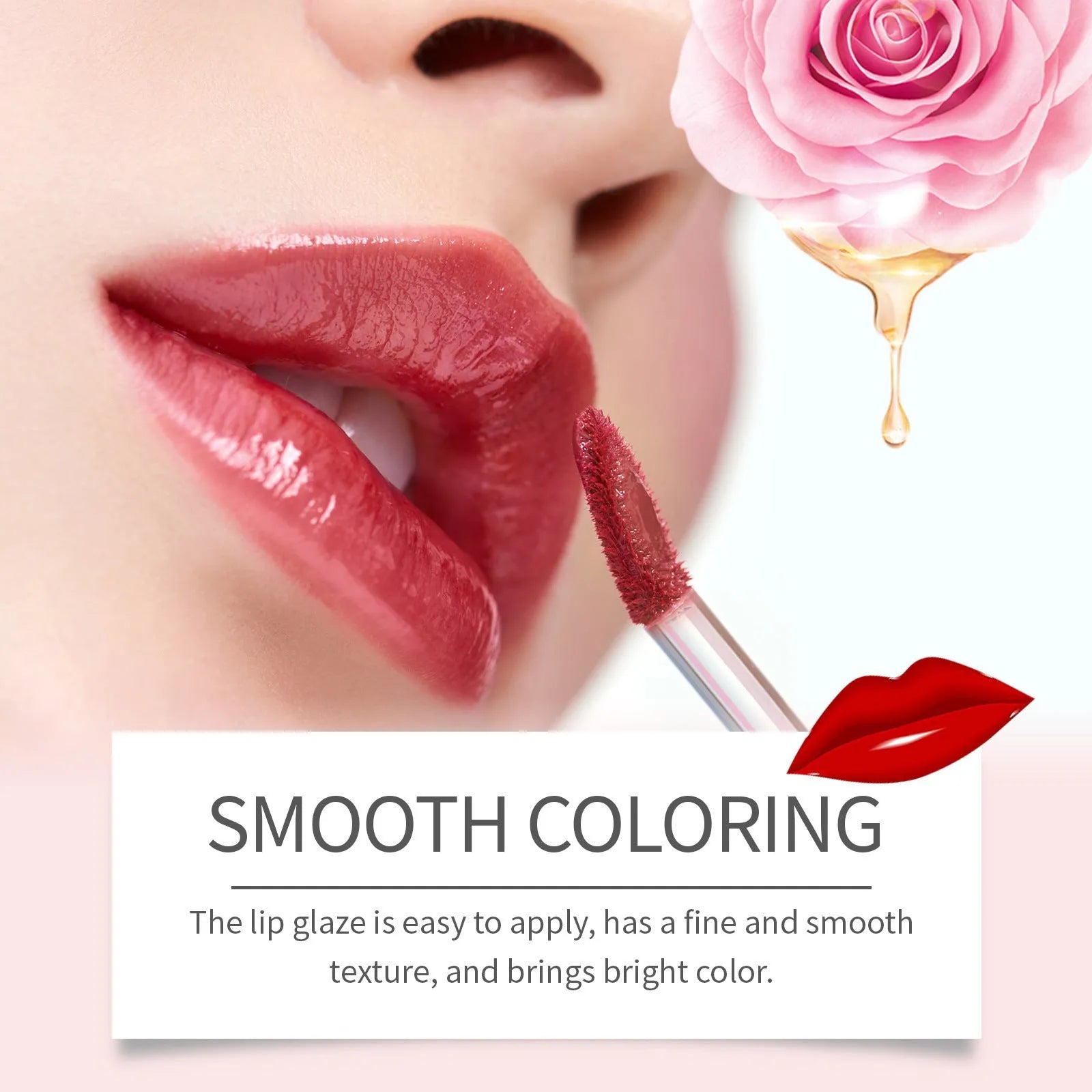 Double-headed lip liner and lip lacquer pen lipstick product.