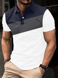 Men's loose fit short sleeve t-shirt with 3D digital printed pattern in colour LM-PL047