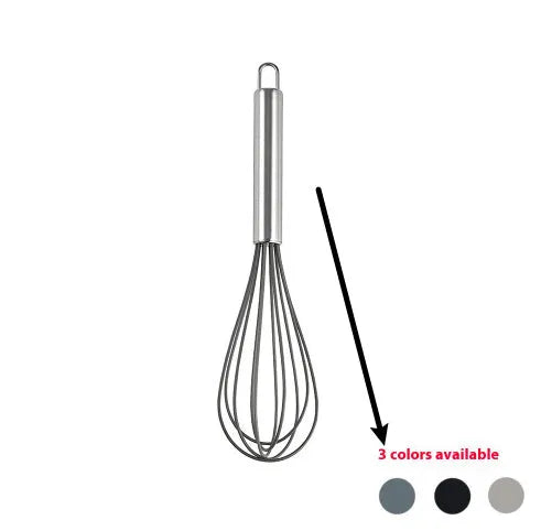 12-piece silicone kitchen utensil set with storage bucket in black, including ladle, spatula, claw tools and egg beater