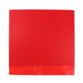 Single square sheet of black table tennis rubber with small pimpled particle texture.