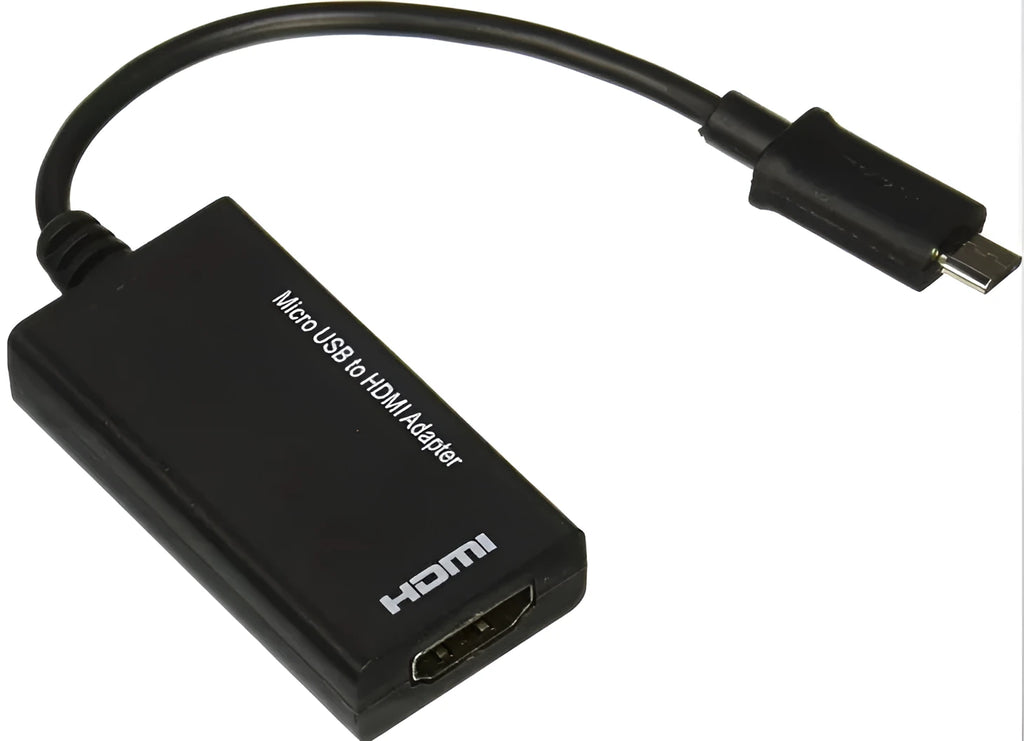 Black DisplayPort to HDMI adapter cable with 12cm length connecting devices