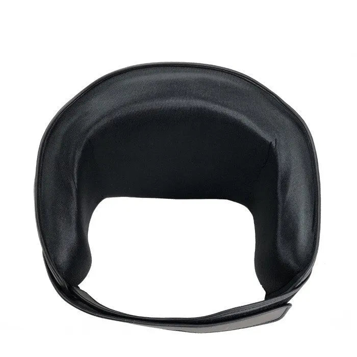 Thickened dark grey Sanda boxing waist protector shown from the front.