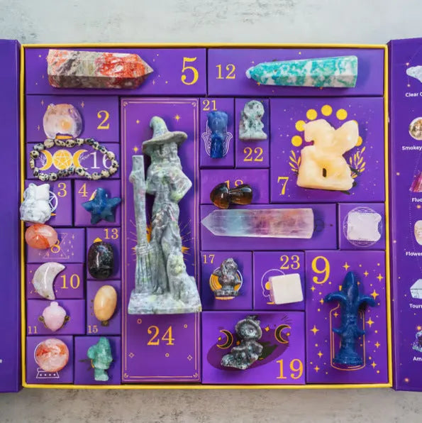 Halloween gift box with countdown numbers measuring 33.5cm wide