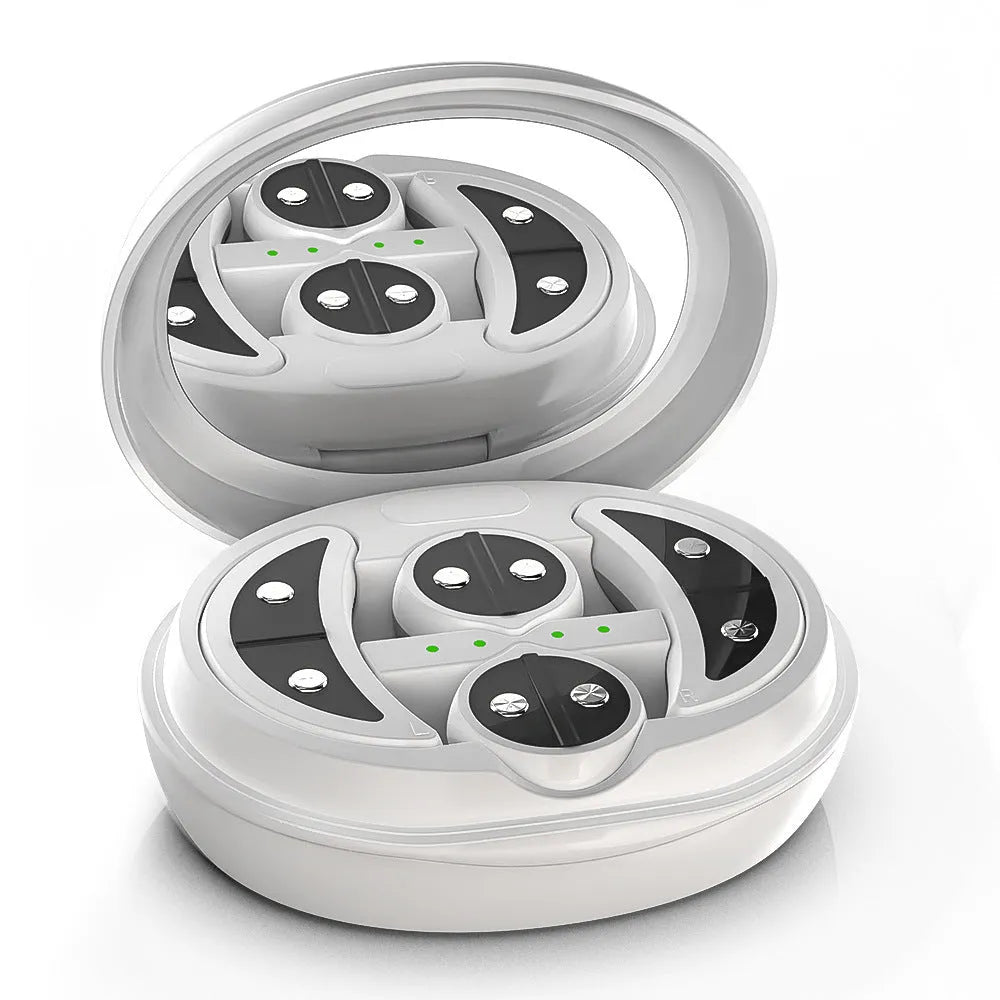 White red light EMS wireless eye beautification instrument for facial massage and dark circle treatment