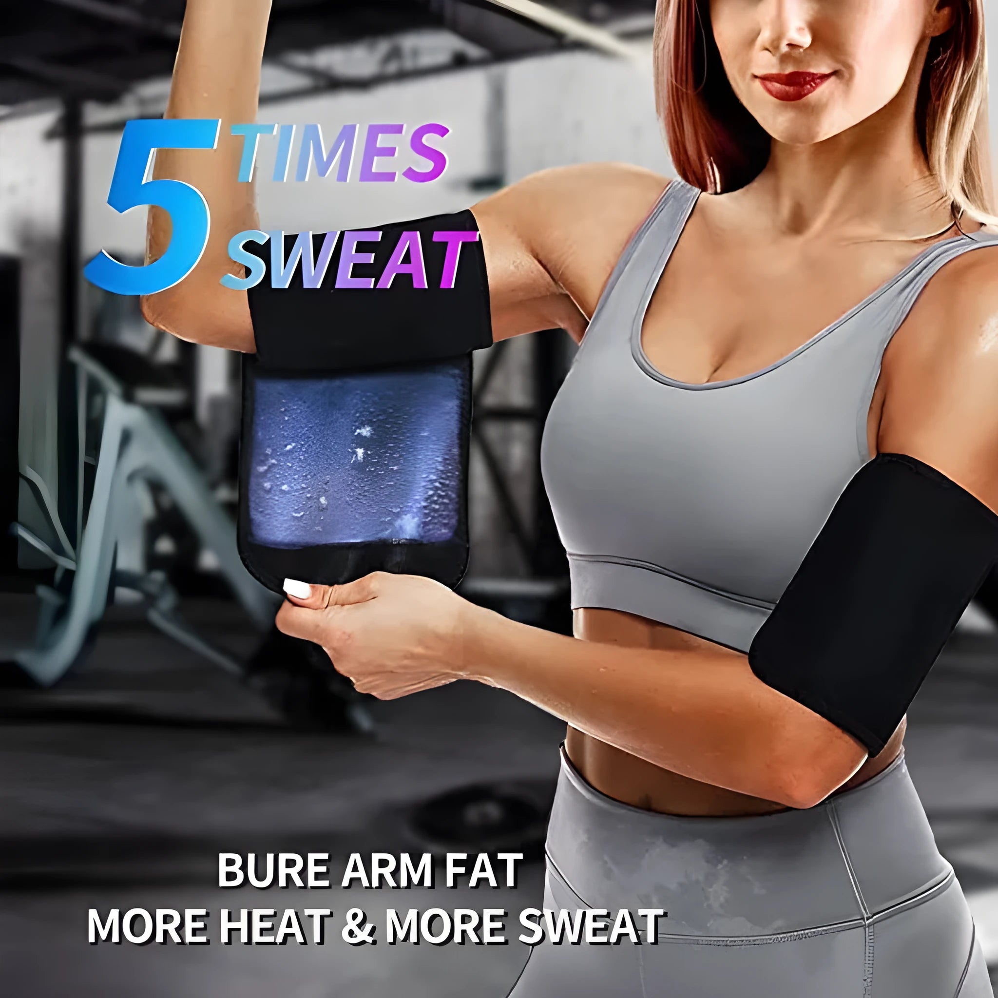 Elastic arm sweatband for sports in multiple colour and size options