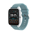 H80 fashion sports smart watch with spherical glass screen and silicone strap showing health metrics display
