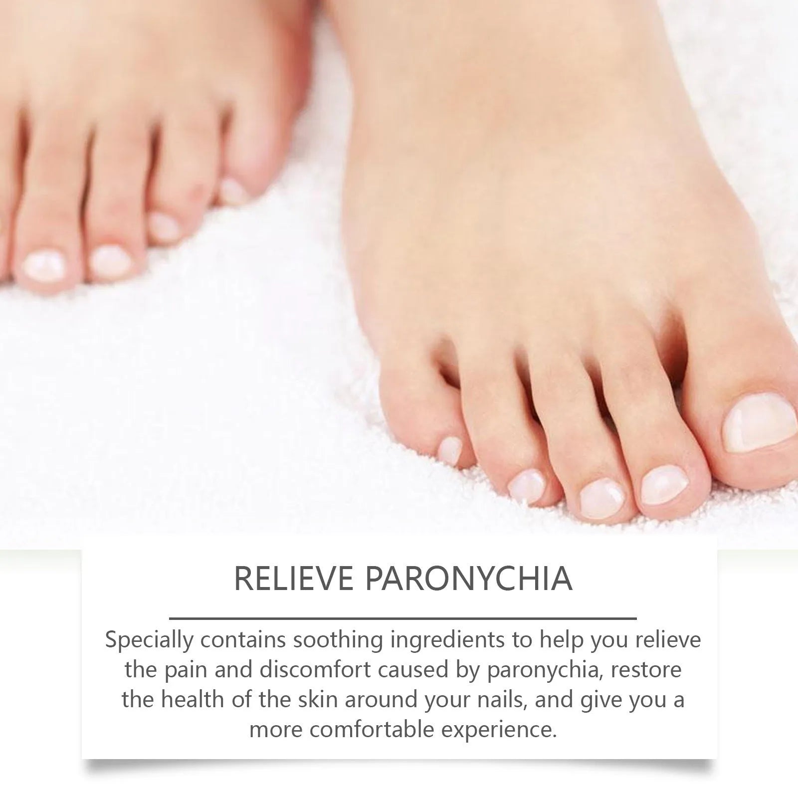 30ml plastic bottle of clear nail nursing solution for gentle daily cleaning