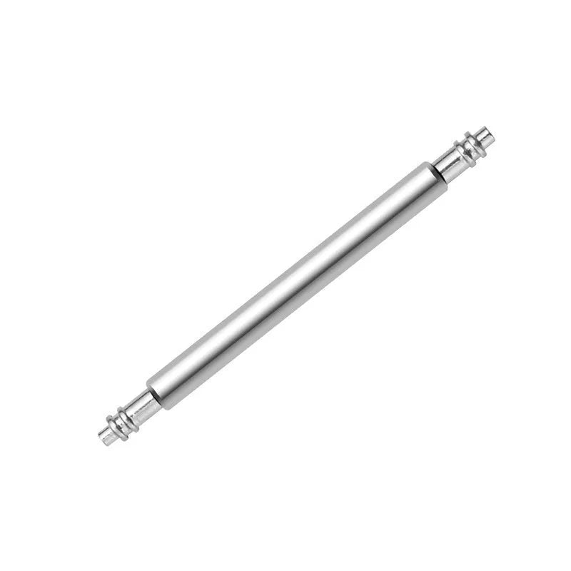 Watch auricular needle spring shaft pin for bracelet repair in sizes 21mm to 26mm.