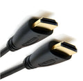Gold-plated male-male HDMI high-speed cable in multiple lengths for HDTV and gaming consoles.