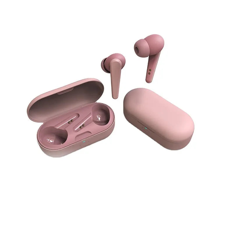 ANC active noise reduction wireless headphones in multiple colour options with earplug-style in-ear design