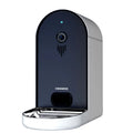 Smart automatic pet feeder with remote monitoring in Barbie pink and ivory white colour combination