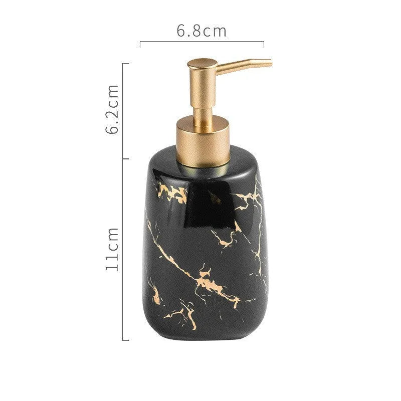 Ceramic bathroom wash set in black, blue or white colour options with smooth finish