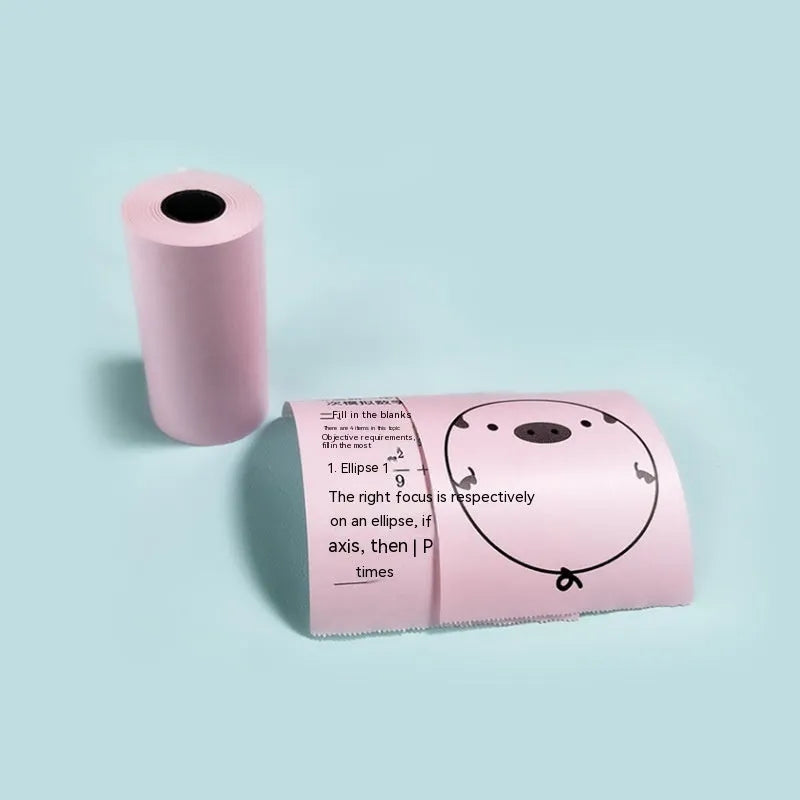 57x30mm pink and yellow blue thermal paper rolls for student wrong question printing