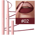 Velvet matte lip liner in 12 colour options for easy application