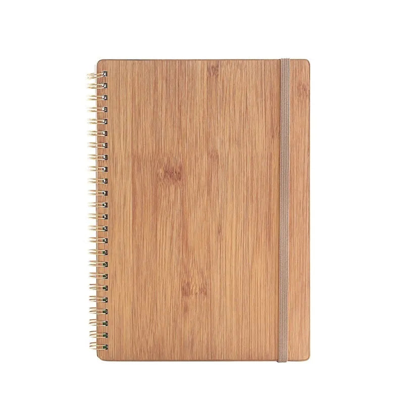 Erasable spiral notebook with stone paper pages and multiple cover colour options