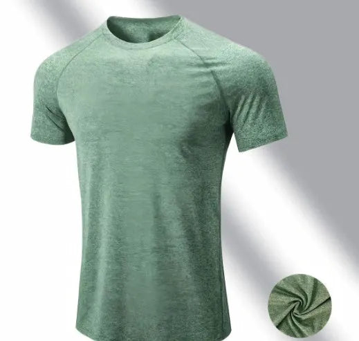 Men's short sleeve casual t-shirt in polyester blend fabric available in four colours