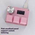 Customisable magnetic axis game keyboard numpad with IPS colour screen and programmable knob.