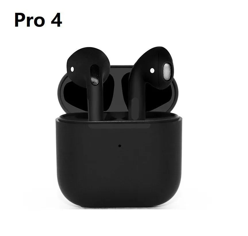 Sports wireless Bluetooth headset in Pro4 Black colour with in-ear design and waterproof construction