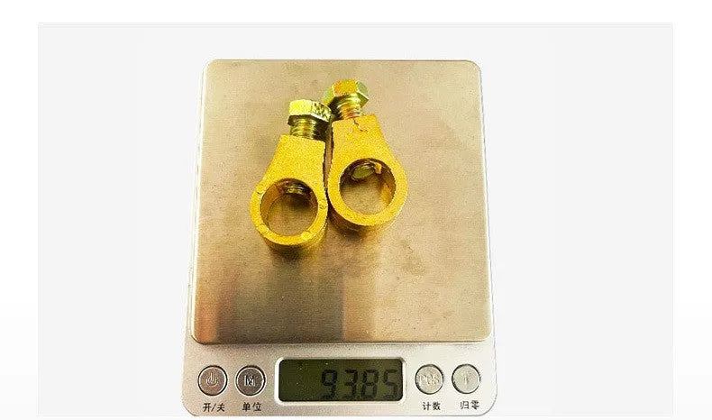 Pure copper battery wiring clamp with patented clip design for car battery connections