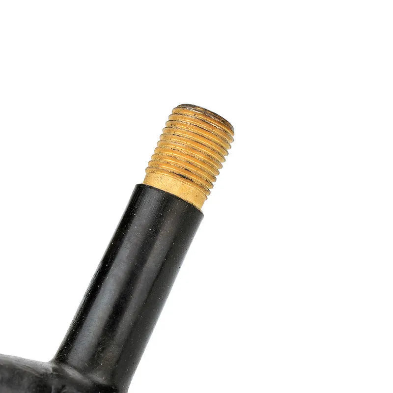 Aluminium alloy mountain bike tyre valve cap in choice of five colours: black, blue, gold, red, silver.