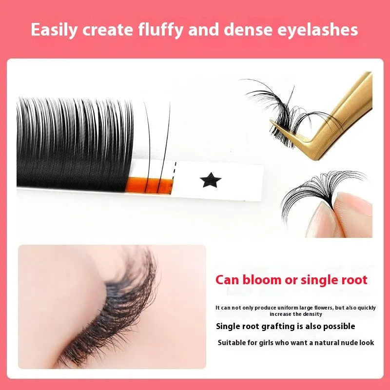 16-row dense mink hair false eyelashes with matte round wool design in various length options