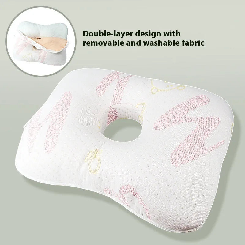 Beauty salon single hole ear pillow in New Chinese style on a flat surface.