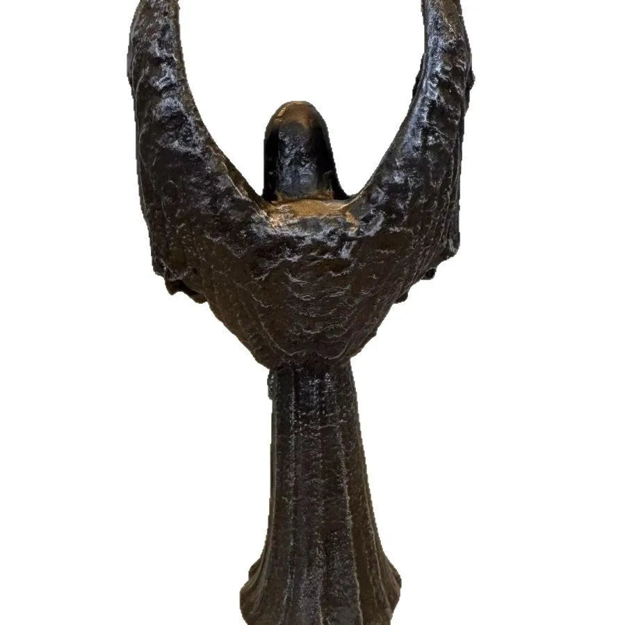 Dark Angel resin craft statue ornament measuring 6.5 by 5 by 17 centimetres