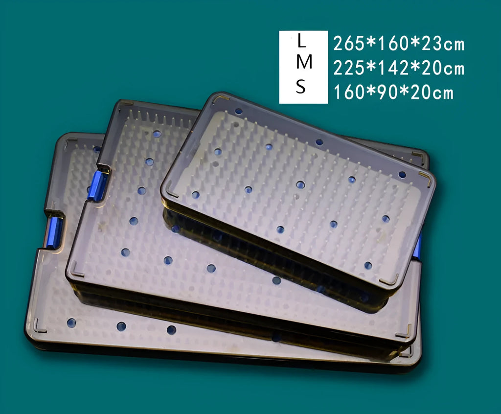 Silicone disinfection box in large, medium, and small sizes for organising and sanitising personal items.