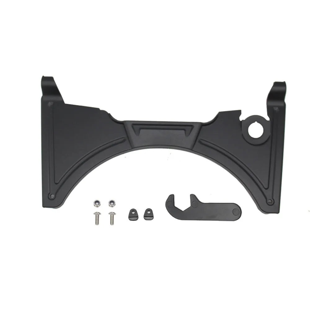 Black motorcycle cockpit fairing accessories for BMW R1250GS and R1200GS adventure models