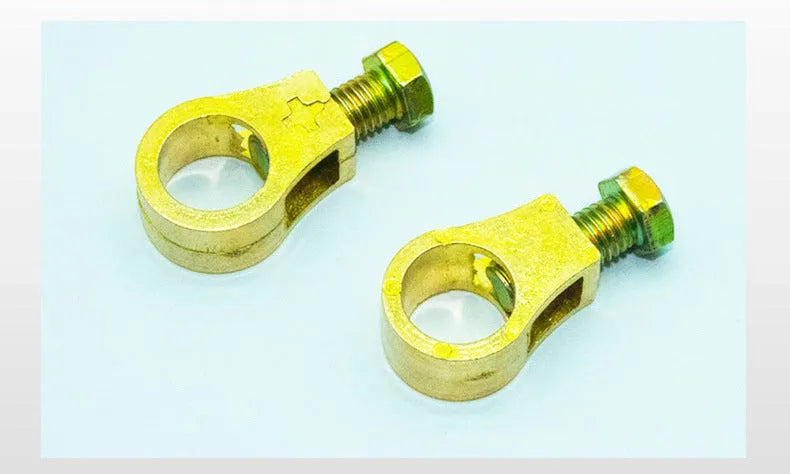 Pure copper battery wiring clamp with patented clip design for car battery connections