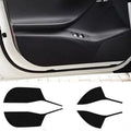 Carbon fibre anti-scratch protective film kit for Tesla Model S car doors.