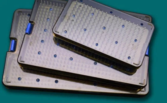 Silicone disinfection box in large, medium, and small sizes for organising and sanitising personal items.