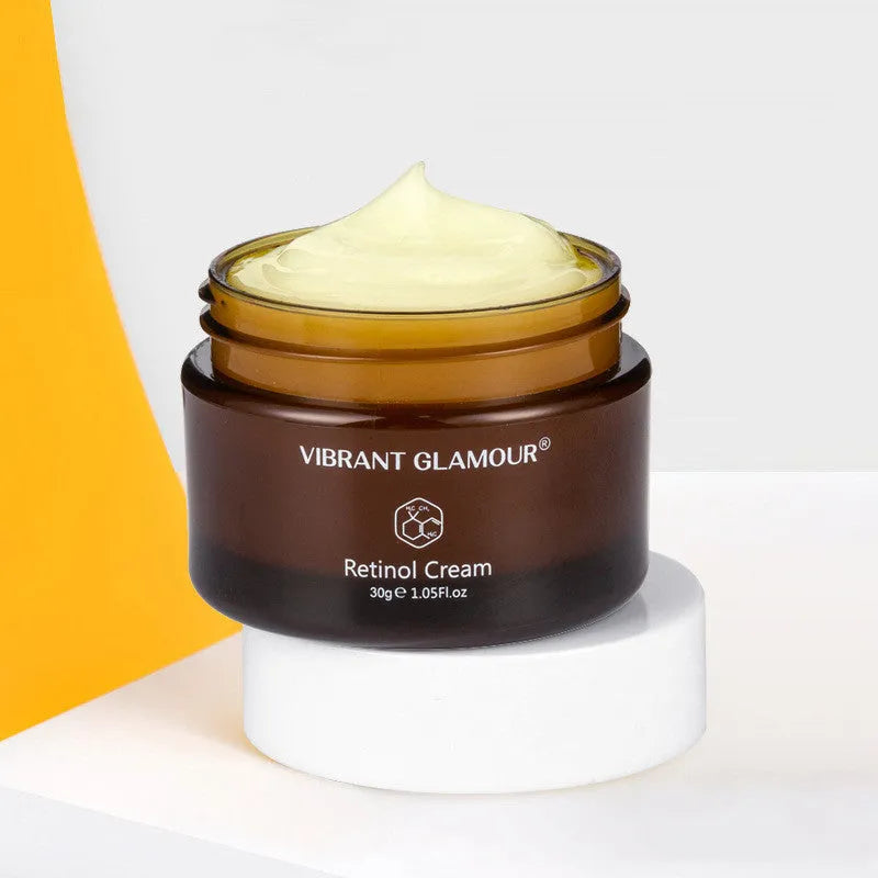 30ml retinol facial serum bottle reducing dry lines and fine lines