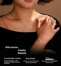 Stainless steel digital bracelet with diamond-set numbers on display, shown in gold colour.