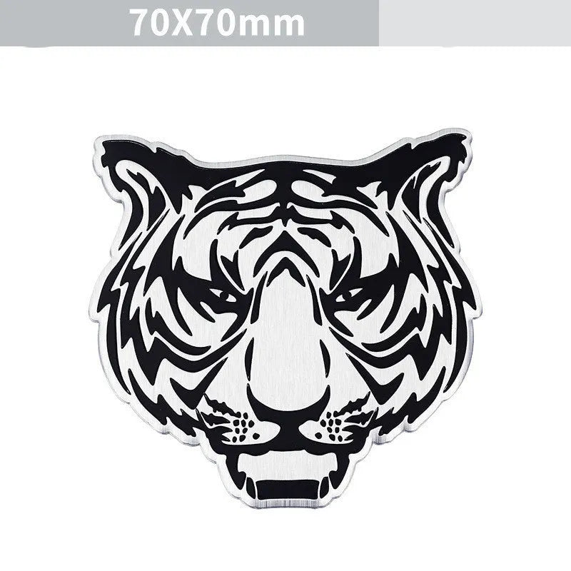Aluminium car body sticker with animal design options for vehicle exterior modification