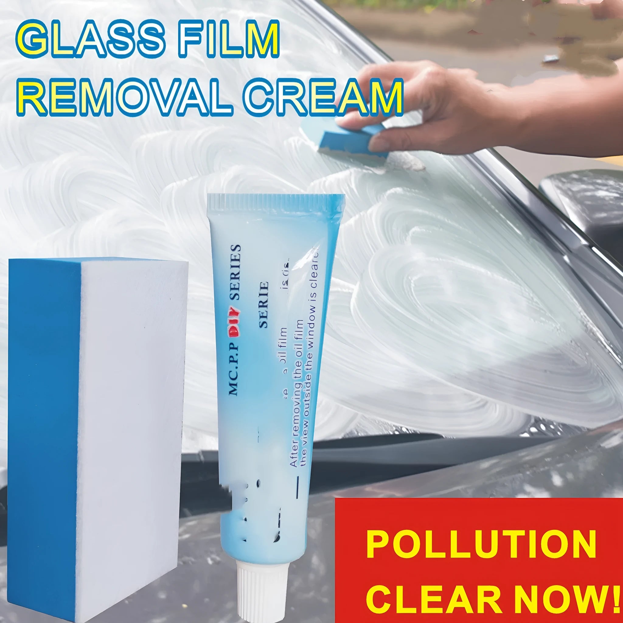 Automotive glass rainproof agent 15ml capacity in English packaging