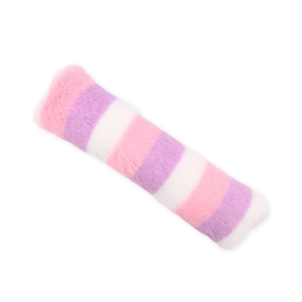 Interactive soft plush cat toys with crinkle sound and natural catnip filling in multiple colour options