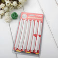White plastic car door side bumper strip set for general vehicle door edge protection