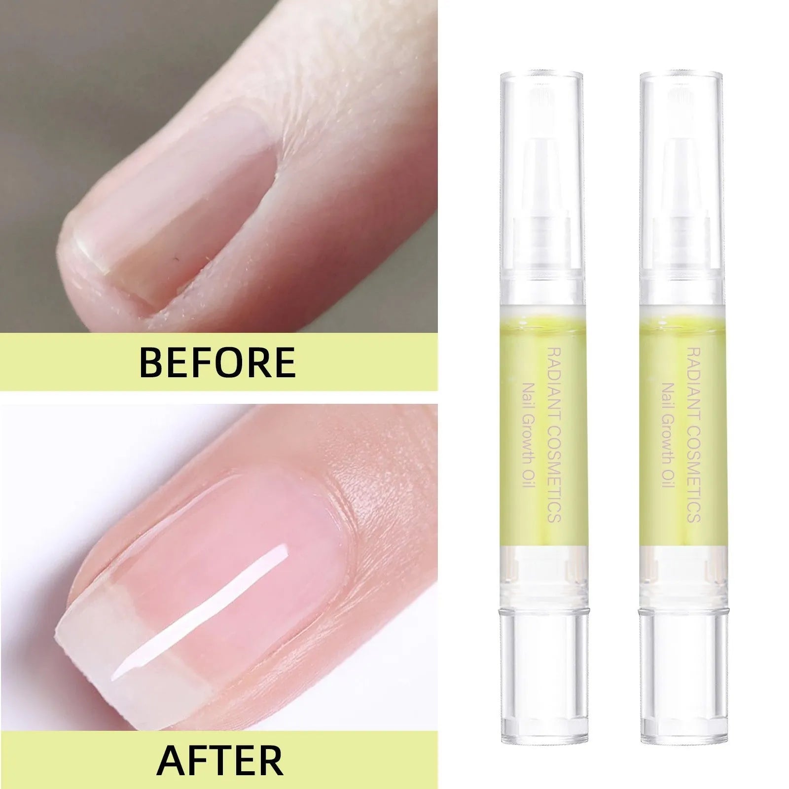 3ml nail growth treatment oil bottle for wash-free application