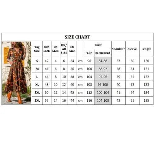 Women's white V-neck chiffon dress with printed A-line skirt and high waist on a hanger.