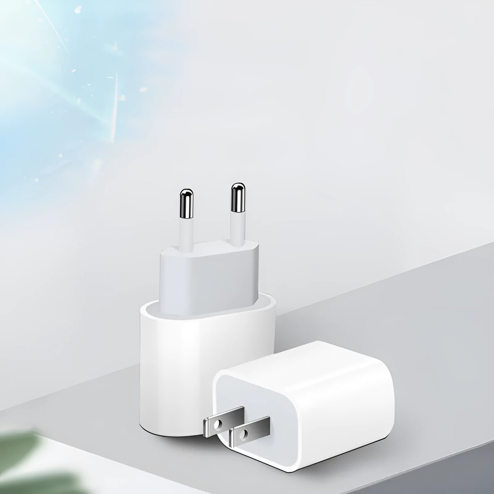 PD20W mobile phone charger with USB port and plug options