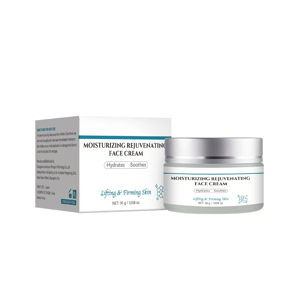 30g jar of anti-ageing cream for face and neck application