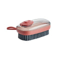 Automatic liquid cleaning brush with ergonomic ABS handle in multiple colour options