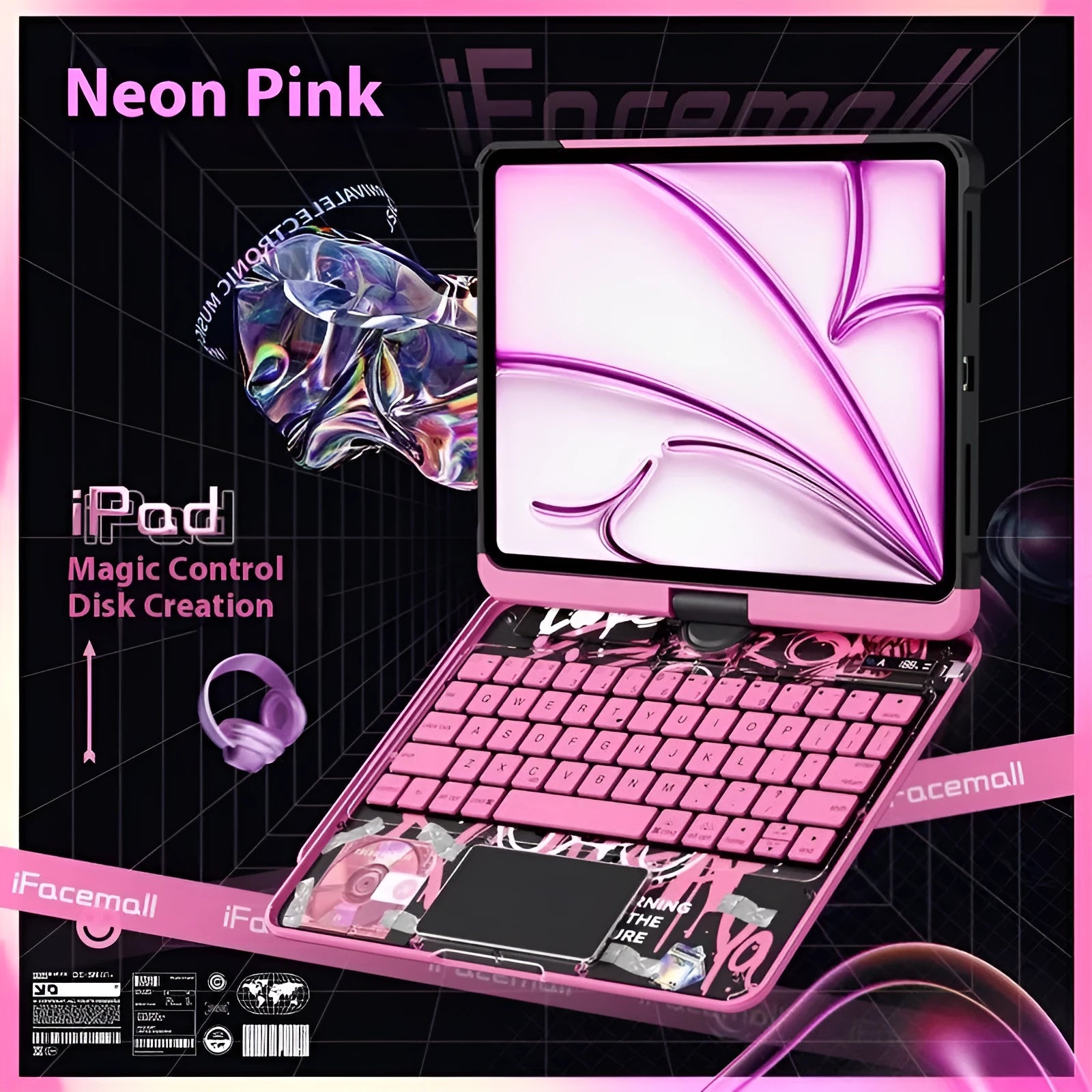 Blue iPad protective sleeve with shockproof PC construction for specific Apple iPad models