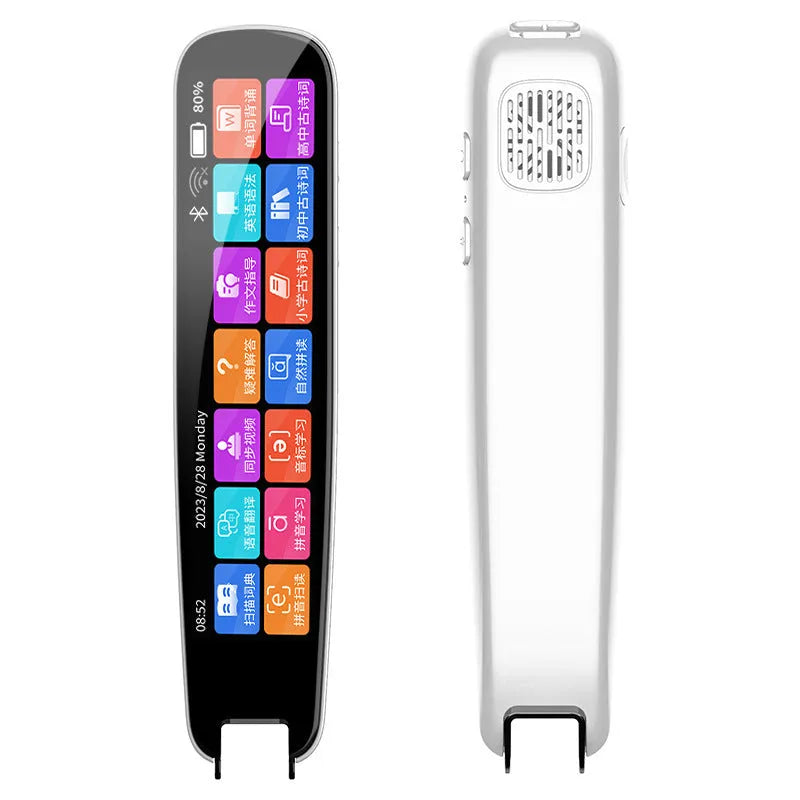 Dark grey offline scan translation dictionary pen with English practice function for study