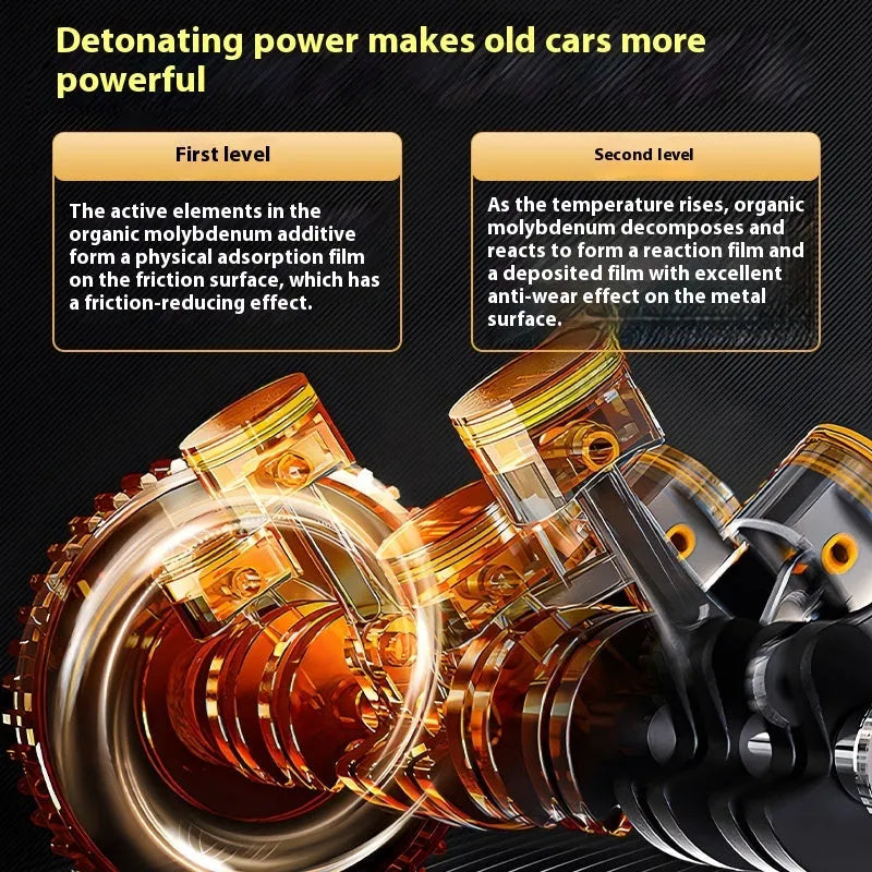 60ml engine oil anti-wear additive in white cover container for automotive maintenance
