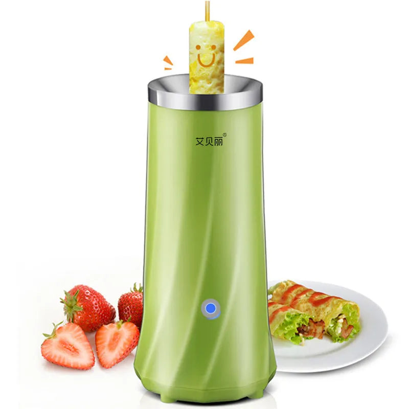 Beige mini breakfast machine compact kitchen appliance automatic operation