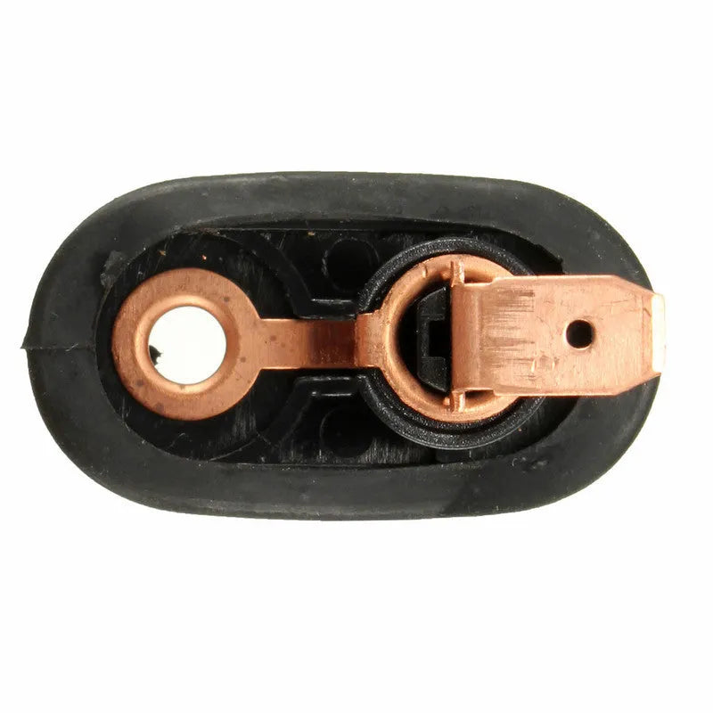 Black universal car interior door light switch for auto press installation