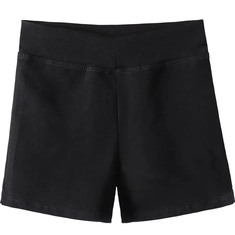 Black cotton dance pants for women's ballet practice and fitness exercise