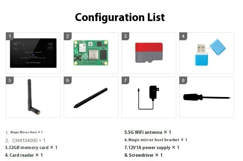13.3 inch integrated computer voice assistant CM4 touch display panel in ABS housing